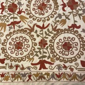 A Floral Embroidered Suzani